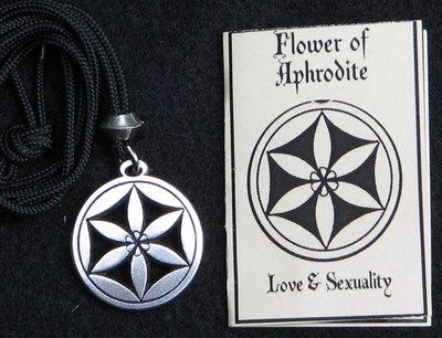 FLOWER of APHRODITE TALISMAN AMULET PENDANTwicca witch  