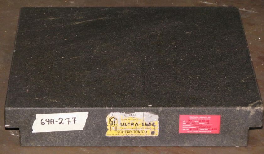 24 x 24 Scherr Tumico Granite Surface Plate  