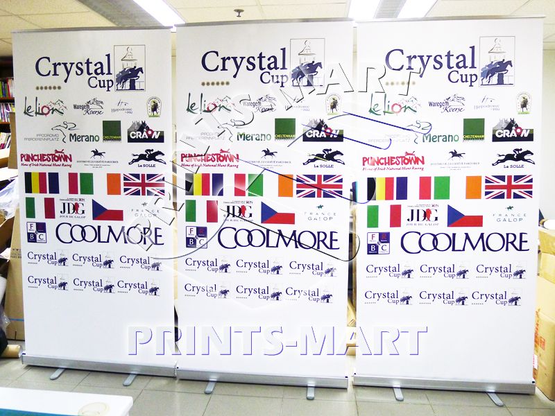 5X Trade Show Display Retractable Roll Up Banner Stands  