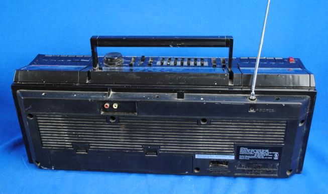 Vtg JCPenny AM/FM Stereo Dual Cassette Recorder Boombox Radio 681 3034 