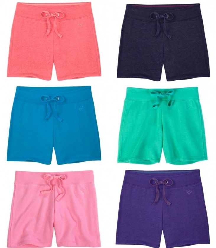 NWT Justice Girls Knit Logo Athletic Bermuda Shorts U Pick Size 