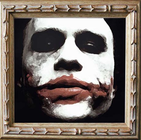 Joker oil painting REproduction Batman dark knight  