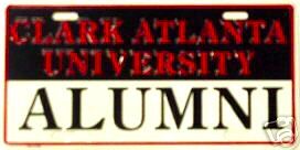 Clark Atlanta University Alumni License Plate  