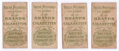 Beauties Smoke Girls Cigarette Tobacco Cards Set /B.A.T  