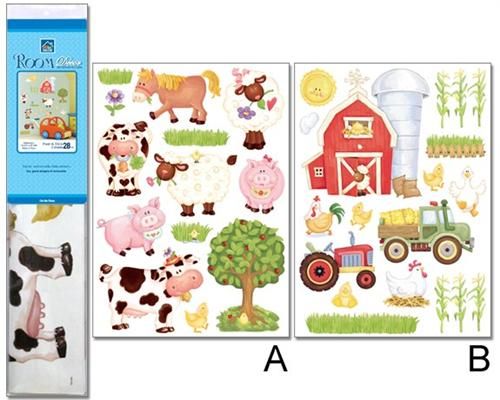 HUGE Childrens/Kids Bedroom FARM/FARMYARD Wall Stickers  