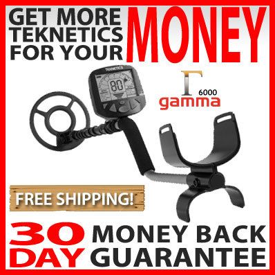 Teknetics Gamma 6000 Metal Detector with 8 Coil  