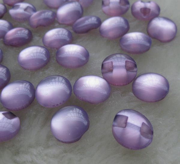 100x New Cats Eye button craft/sewing/baby Purple F172  