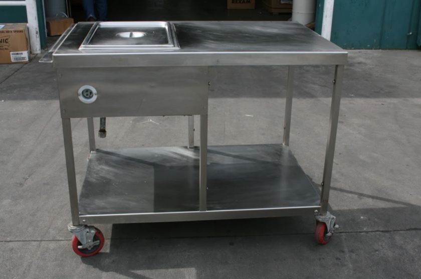 WELLS PORTABLE STEAM TABLE 120 VOLT ON WHEEL  