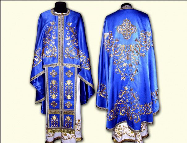 Greek Orthodox Embroidered Priest Vestment  