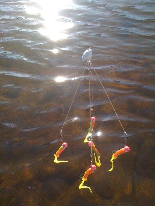 Shad School Umbrella Rig , Fishing In Florida, Tennesse, Alabama etc 