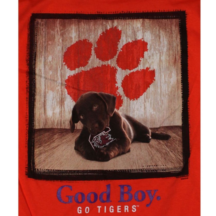 Clemson Tigers Football T Shirts   Mans Best Friend   Good Boy   Dog 
